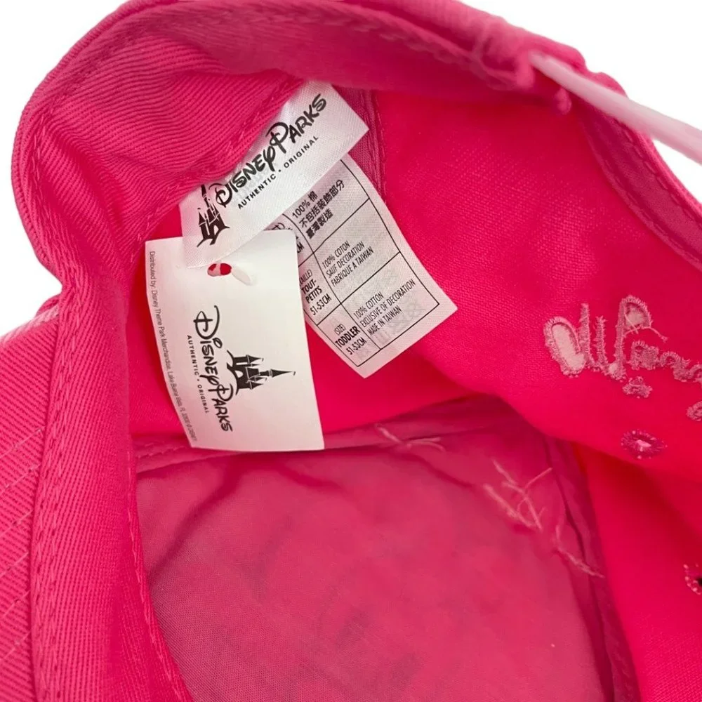 Disney Parks Minnie Mouse Pink Toddler Hat and Sunglasses - Picture 6 of 6